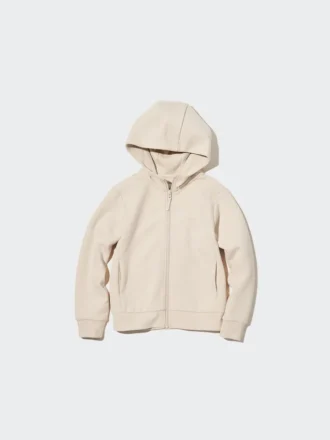 Kids Ultra Stretch Dry Sweat långärmad luvtröja med hel dragkedja