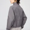 Kort blousonjackor i bomullsblandning för dam Kort blousonjackor i bomullsblandning för dam