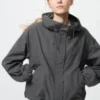 Kort parkas i bomullsblandning för dam Kort parkas i bomullsblandning för dam