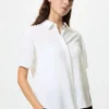Kortärmad blusar i rayon för dam Kortärmad blusar i rayon för dam