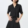 Kortärmad blusar i rayon för dam Kortärmad blusar i rayon för dam