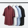 Kortärmad blusar i rayon för dam Kortärmad blusar i rayon för dam