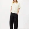 Kortärmad blusar i rayon för dam | Prickig Kortärmad blusar i rayon för dam | Prickig