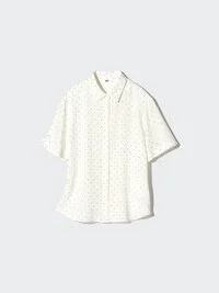 Kortärmad blusar i rayon för dam | Prickig Kortärmad blusar i rayon för dam | Prickig