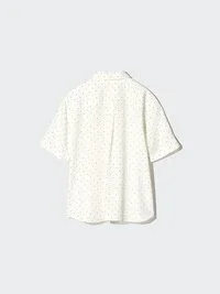 Kortärmad blusar i rayon för dam | Prickig Kortärmad blusar i rayon för dam | Prickig