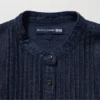 Kortärmad skjorta i denim med bieser för dam Kortärmad skjorta i denim med bieser för dam