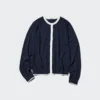 Kortärmad UV-skyddande kofta för dam | Color Block
