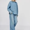 Lågmidjade vita jeans med låg midjehöjd för dam Lågmidjade vita jeans med låg midjehöjd för dam