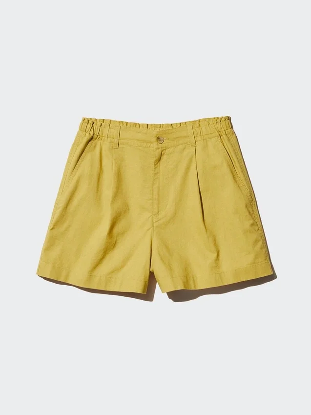 Linneshorts i bomull för barn Linneshorts i bomull för barn
