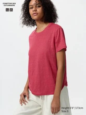 Linnet-t-shirt för dam