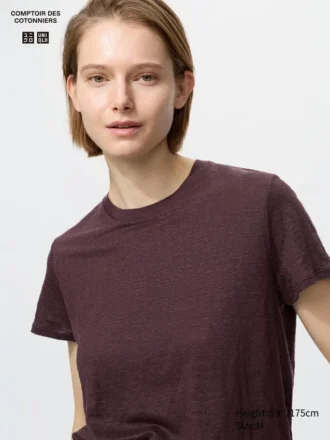 Linnet-t-shirt för dam