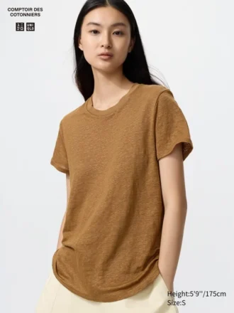 Linnet-t-shirt för dam