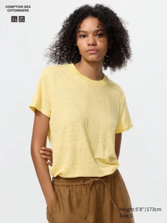 Linnet-t-shirt för dam
