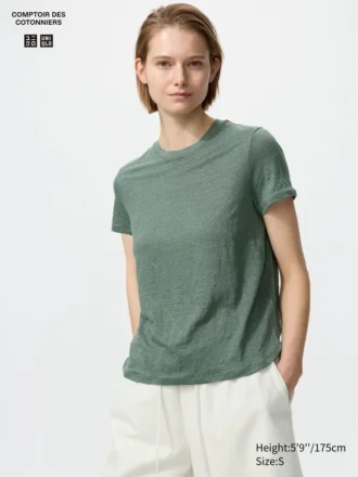Linnet-t-shirt för dam