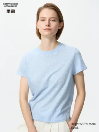 Linnet-t-shirt för dam