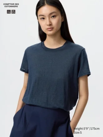 Linnet-t-shirt för dam