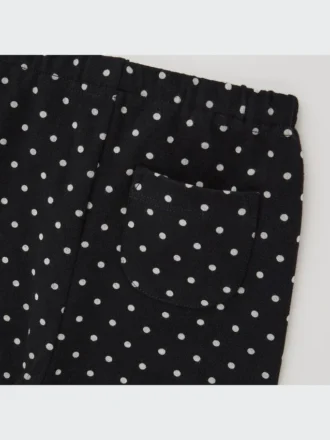Långa leggings för spädbarn (prickiga)