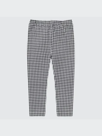 Långa leggings för spädbarn (rutiga)