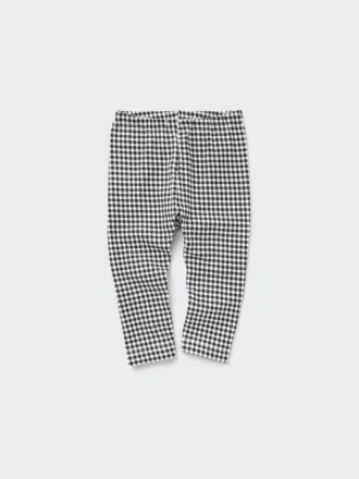 Långa leggings för spädbarn (rutiga)