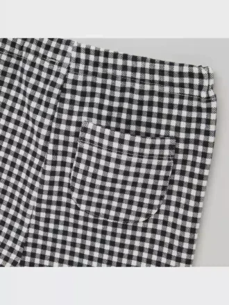 Långa leggings för spädbarn (rutiga)