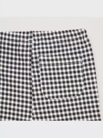 Långa leggings för spädbarn (rutiga)