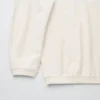 Långärmad T-shirt med polotröja i borstad jersey för dam Långärmad T-shirt med polotröja i borstad jersey för dam