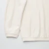 Långärmad T-shirt med polotröja i borstad jersey för dam Långärmad T-shirt med polotröja i borstad jersey för dam
