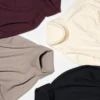 Långärmad tröja i 3D Knit-mönster och Souffle Yarn för dam Långärmad tröja i 3D Knit-mönster och Souffle Yarn för dam
