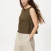 Lätta shorts i linneblandning för dam Lätta shorts i linneblandning för dam