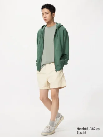 Lätta shorts i linneblandning för herr | 5″