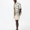 Lätta shorts i linneblandning för herr | 5″