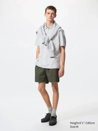 Lätta shorts i linneblandning för herr | 5″