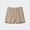 Lätta shorts i linneblandning för herr | 5″
