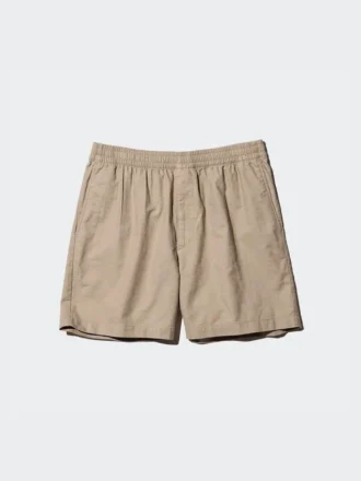 Lätta shorts i linneblandning för herr | 5″