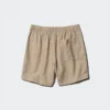 Lätta shorts i linneblandning för herr | 5″