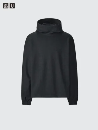 Luvtröja i borstad jersey för herr
