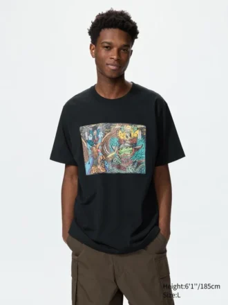 Manga Ut Shueisha 100Th UT grafisk T-shirt för män | Naruto