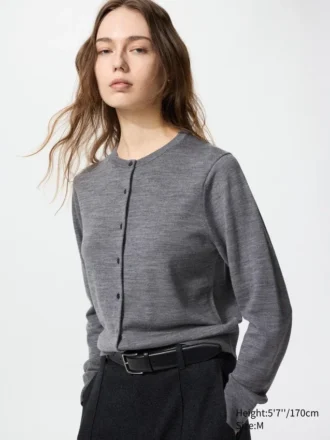 Merino-kofta för dam