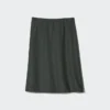 Midi-kjol i linneblandning för dam | Shorts Midi-kjol i linneblandning för dam | Shorts