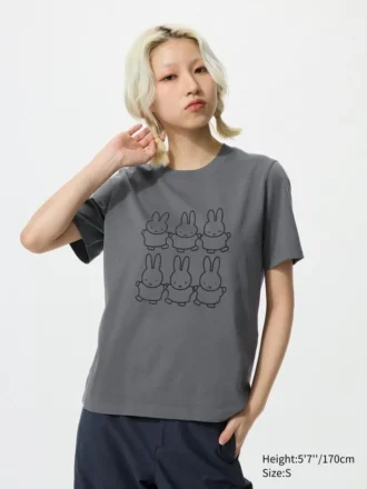 Miffy in Bloom UT grafisk T-shirt för dam