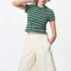 Mini-T-shirtar för dam | Randig Mini-T-shirtar för dam | Randig