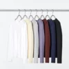 Mjuk ribbad T-shirt för dam | Långärmat Mjuk ribbad T-shirt för dam | Långärmat