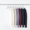 Mjuk ribbad T-shirt för dam | Långärmat Mjuk ribbad T-shirt för dam | Långärmat