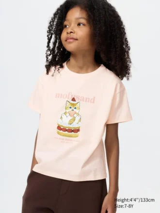 Mofusand UT grafisk T-shirt för barn