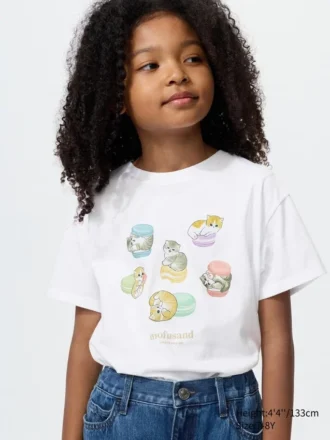Mofusand UT grafisk T-shirt för barn