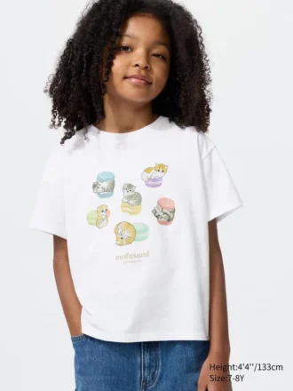 Mofusand UT grafisk T-shirt för barn