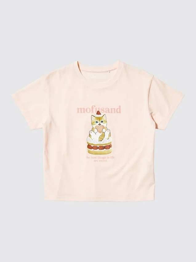 Mofusand UT grafisk T-shirt för barn Mofusand UT grafisk T-shirt för barn