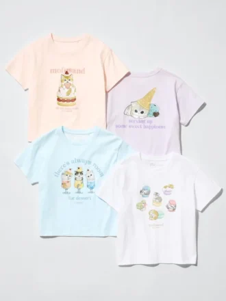Mofusand UT grafisk T-shirt för barn