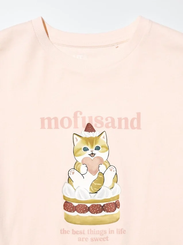 Mofusand UT grafisk T-shirt för barn Mofusand UT grafisk T-shirt för barn