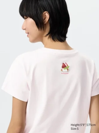Mofusand Ut grafisk T-shirt för dam